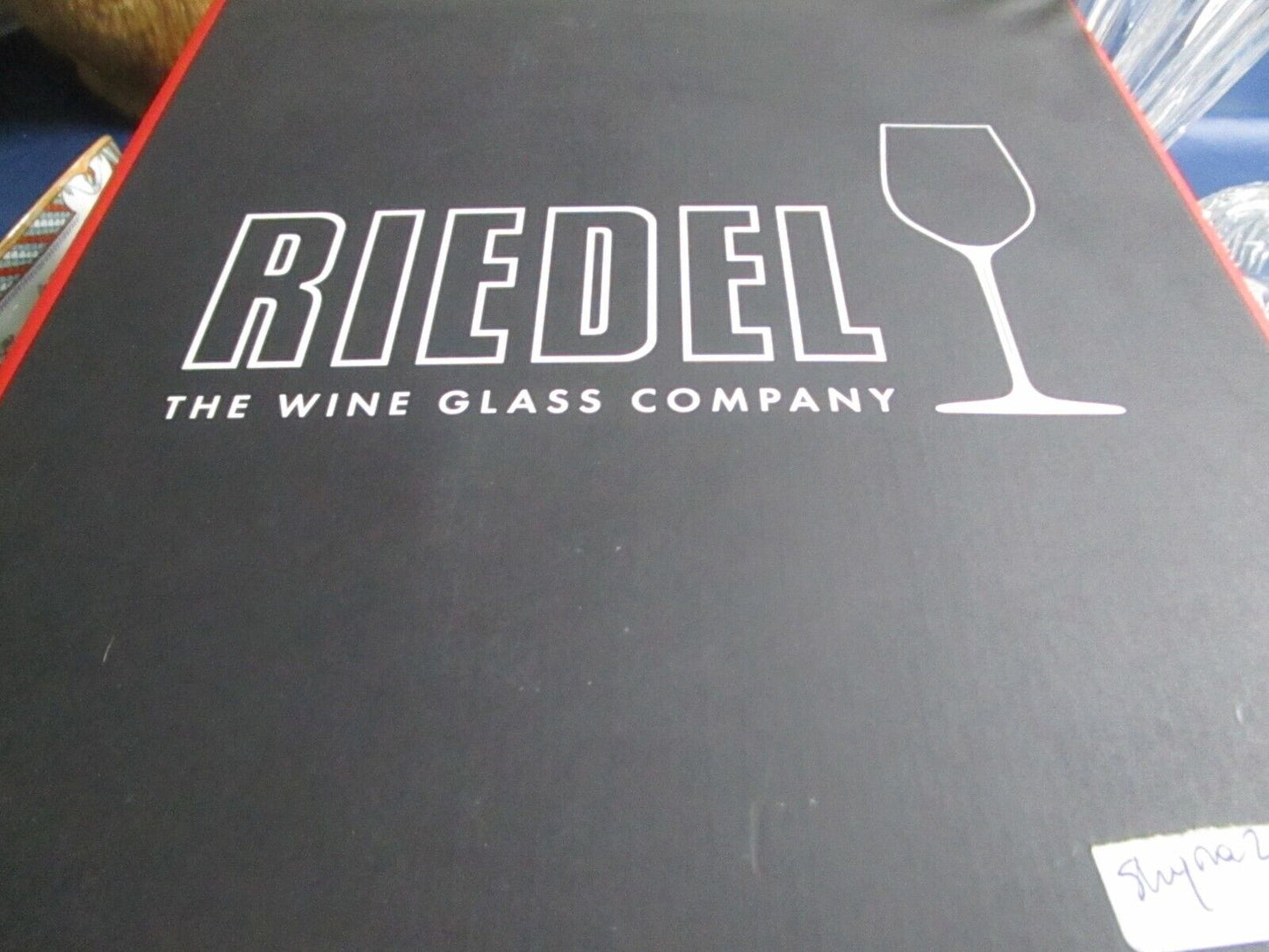 RIEDEL SHIRAZ 9 1/2" TALL PAIR OF GOBLETS NEW IN BOX