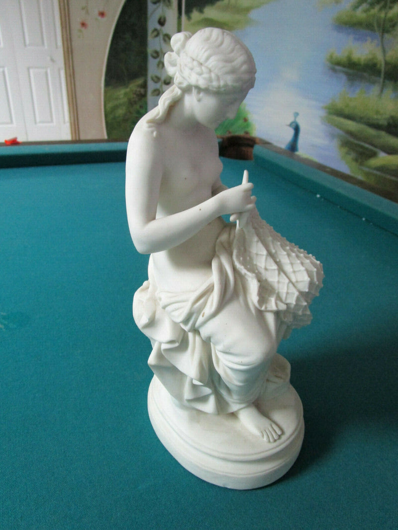 GRECO-ROMAN FIGURINE SCULPTURE PARIS CERAMIC PENELOPE -  HARVEST [top2]PICK 1