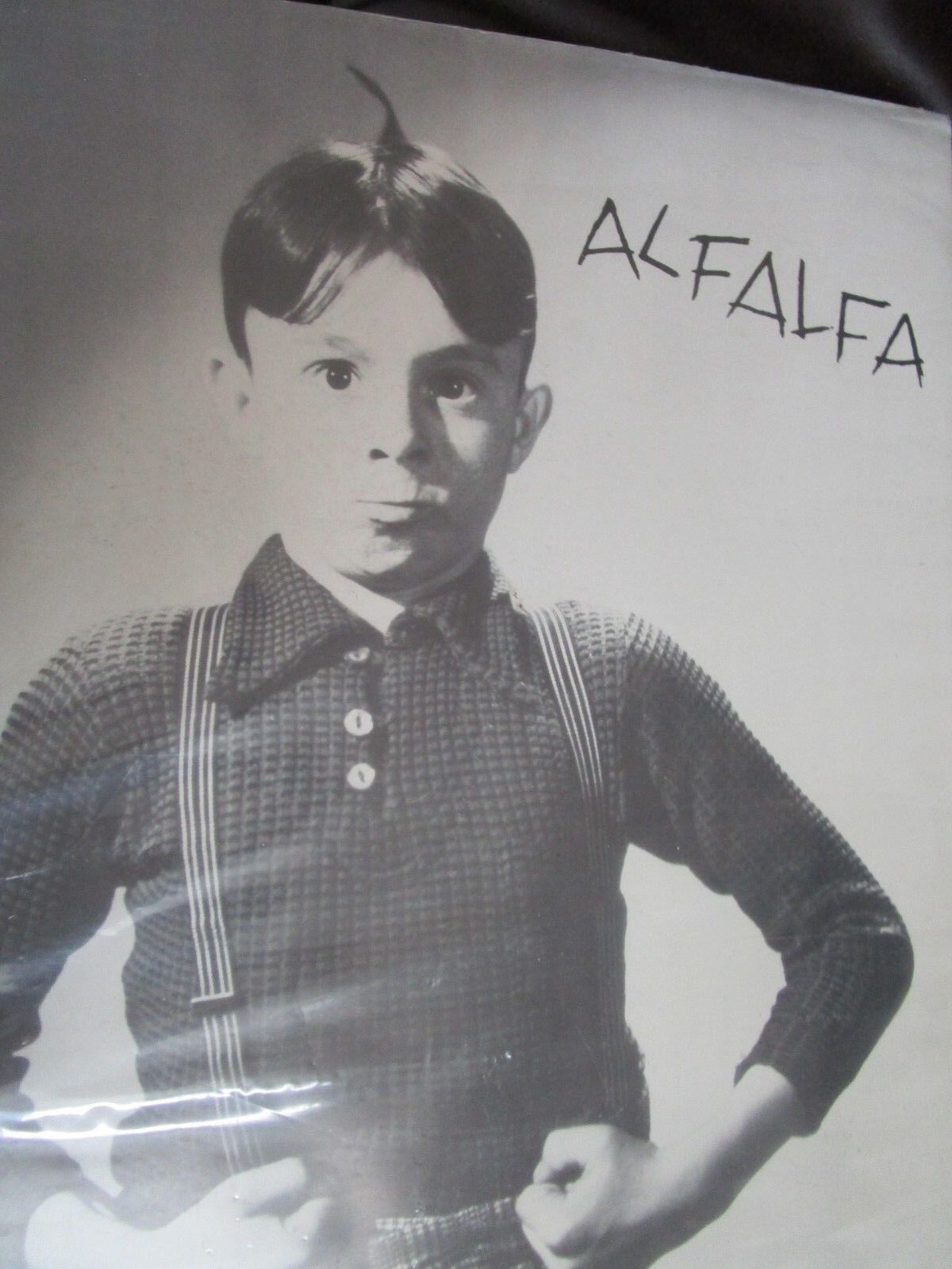 THE LITTLE RASCALS "ALFALFA ' BLACK AND WHITE LARGE POSTER BY KING MERCHANDISE