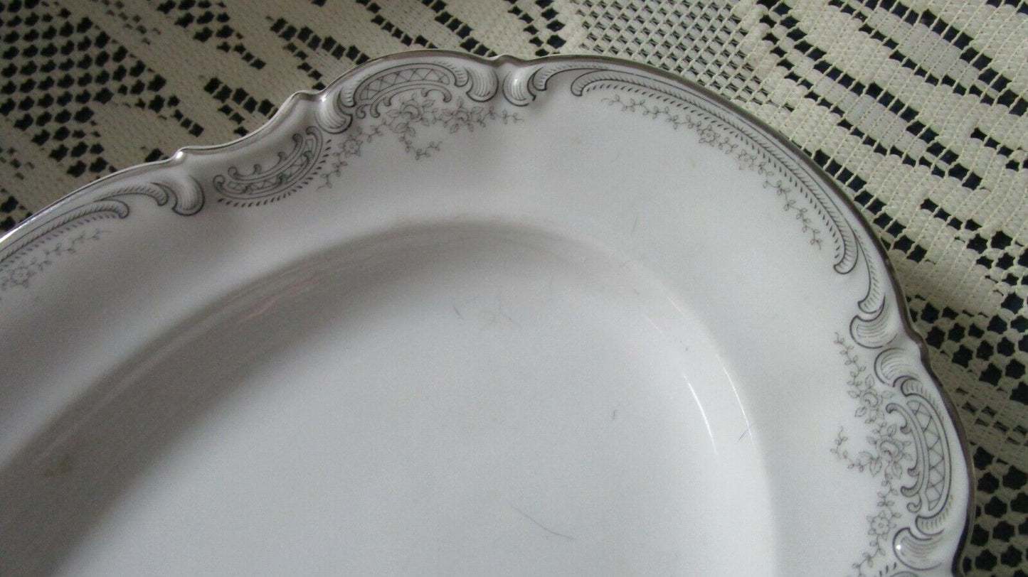 HUTSCHENREUTHER SYLVIA gold/ platinum BOWLS  OVAL ROUND  TRAYS GRAVY BOAT PICK 1