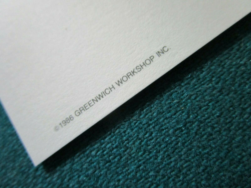 GREENWICH WORKSHOP CAMEO ORIGINAL PRINTS NEW PORTFOLIO MOSHULU SHIP NUMBERD RARE