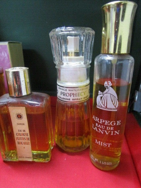 SPRAY MYST PERFUME TESTERS CARON  - PROPHECY, MATCHABELLI- ARPEGE LANVIN-  PICK1