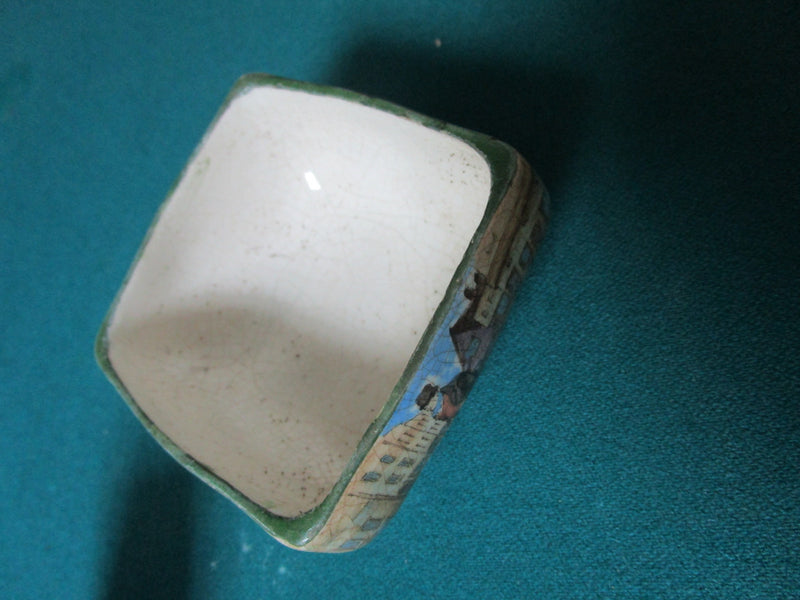 ANTIQUE ROYAL DOULTON 3 PCS DICKENS WARE GREEN WARE ROBIN HOOD [71]