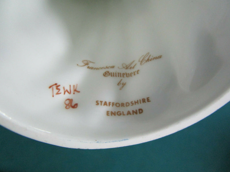 Francesca Art Stafordshire England Chess Pcs King Arthur, Lancelot & Guinevere