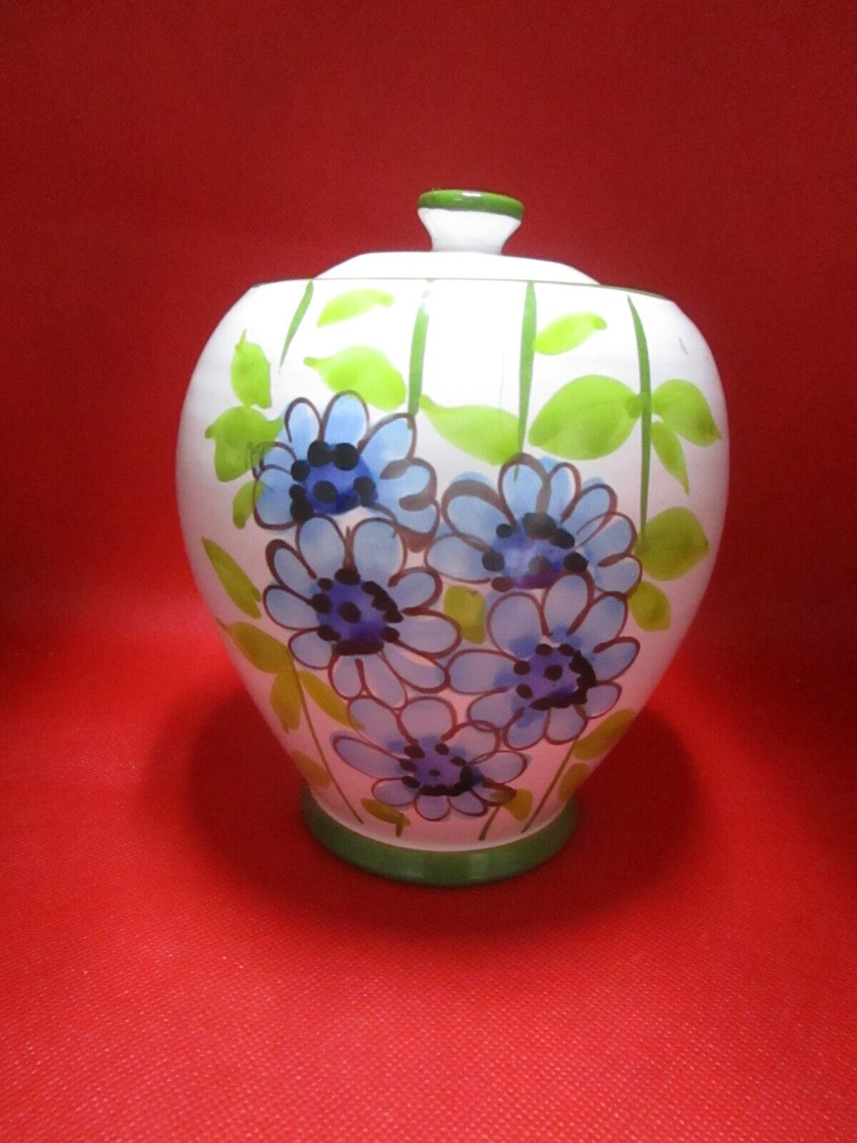 Rosenthal Netter cookie / tea jar floral 7"