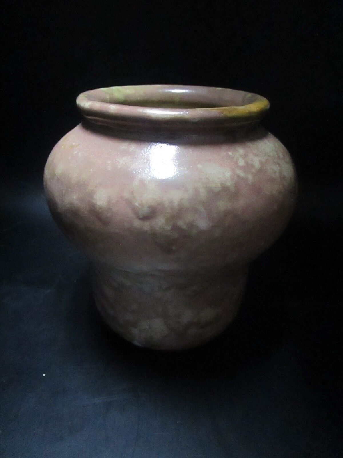 LUXEMBOURG POTTERY vase light rown 5"