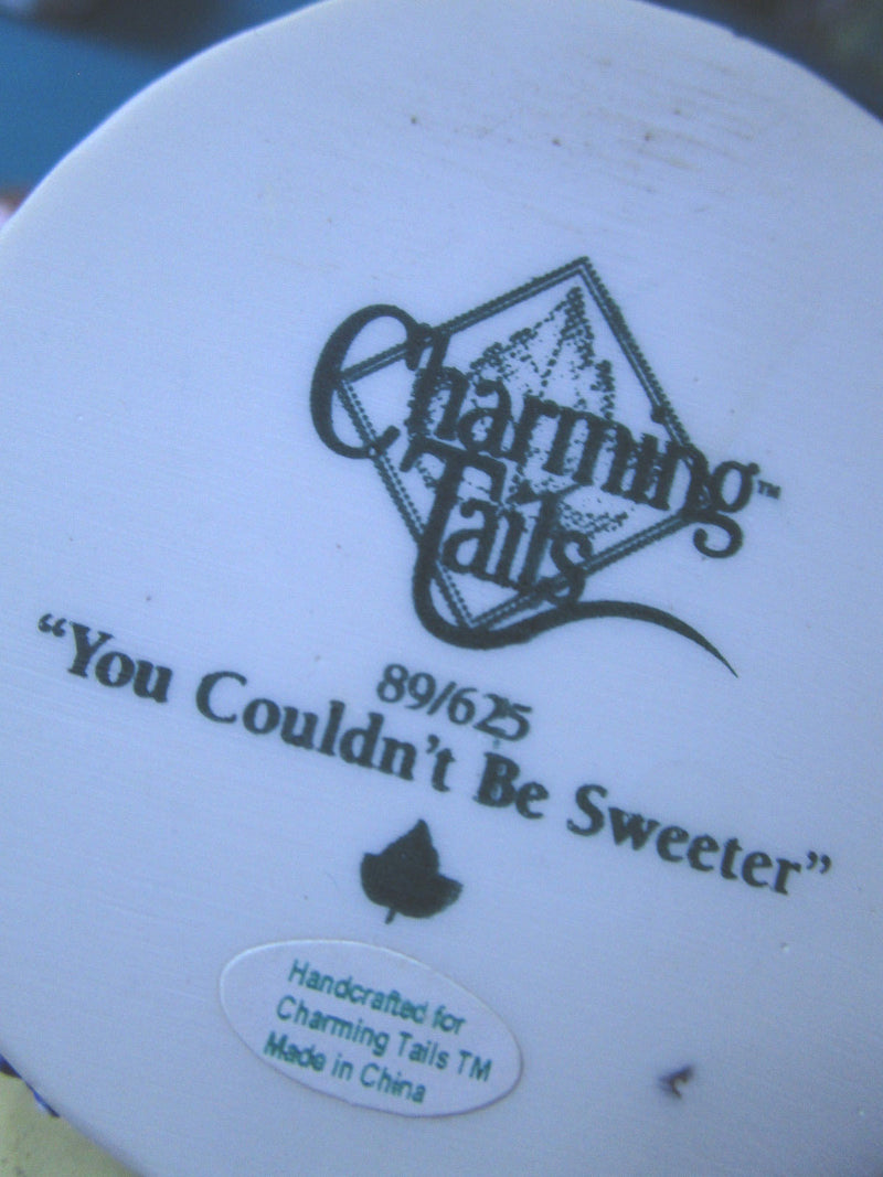 Fitz And Floyd Charming Tails "You Couldn't Be Sweeter" Inspirational Love