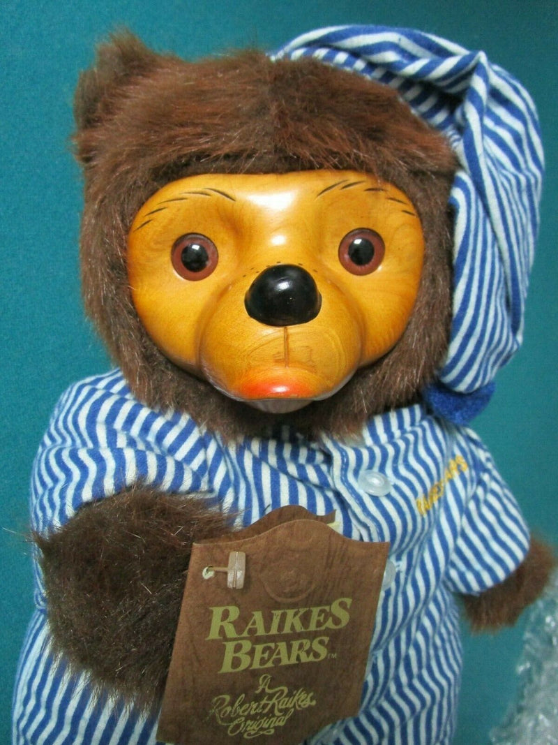 1990s  RAIKES BEARS ORIGINAL FROM ROBERT RAIKES DOLL BENJAMIN 16"  certs