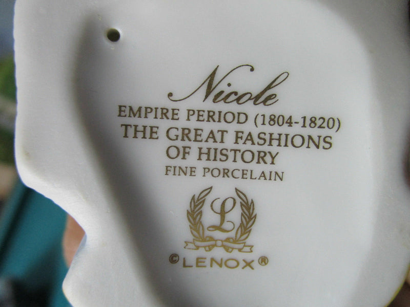 Lenox Figurines Katherine,Marie, Nicole, Sarah, Vanessa, Victoria Pick1 [FIG1TOP