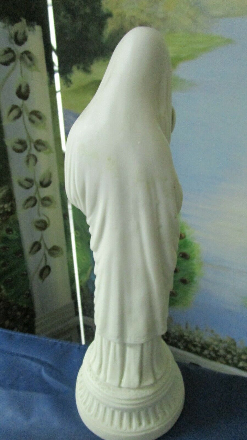 PARIAN SCULPTURE GREEK VIRTUE ARTS ALLEGORY TO THEATER 15"