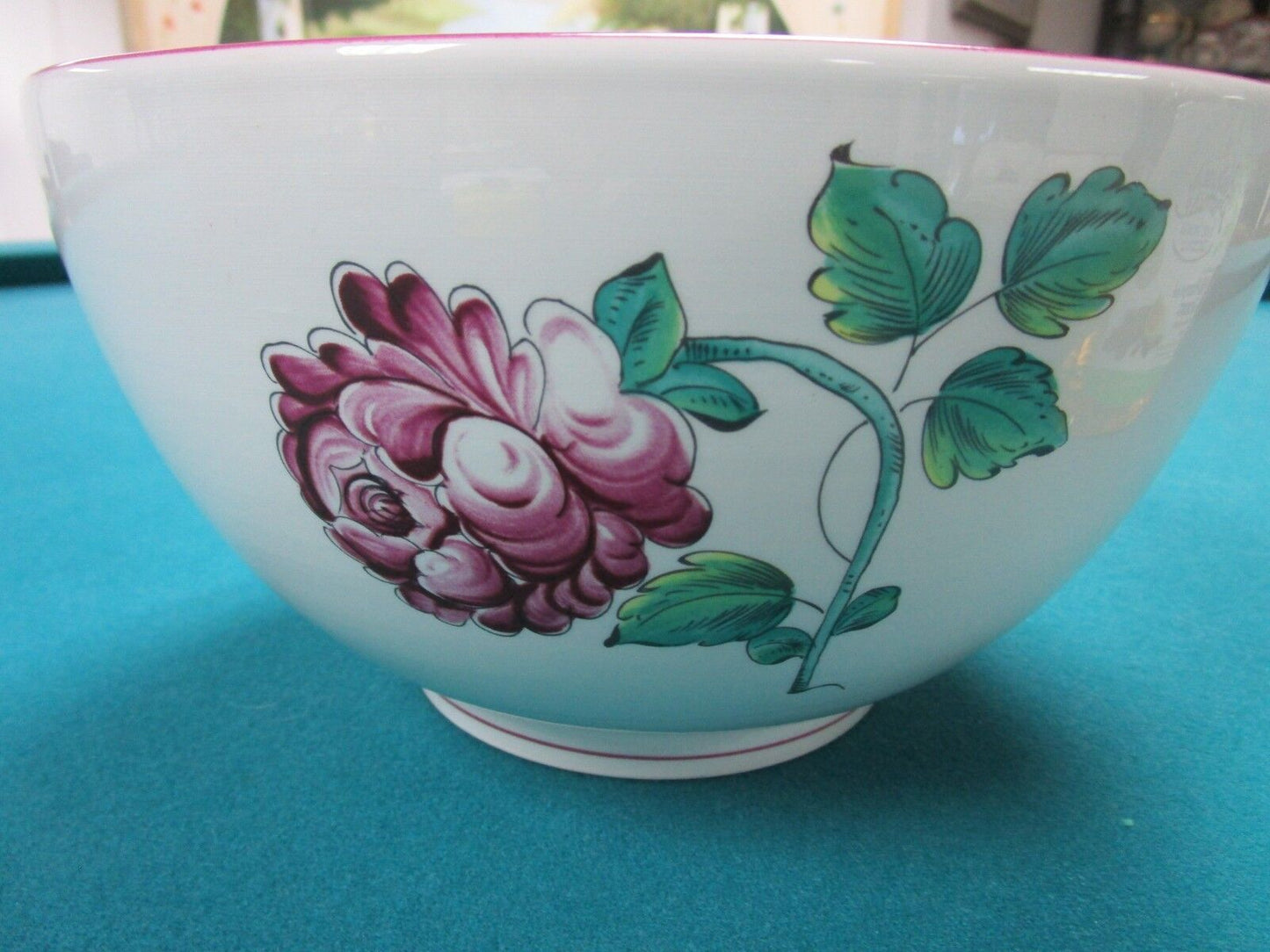 TIFFANY & CO. PORTUGAL BOWL STRASBOURG FLOWERS original