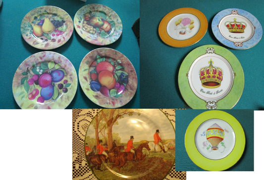 Email De Limoges France Salad Plates China Collector Plate Hunting Scene Pick1^^