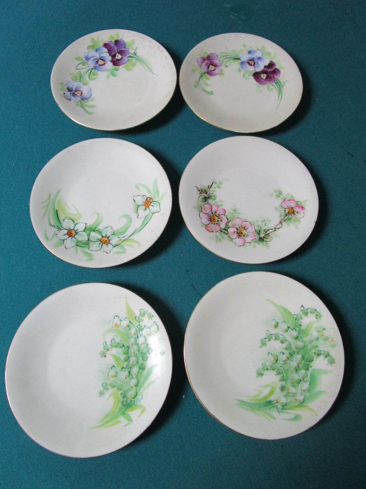 UNO FAVORITE BAVARIA 6 SALAD/BREAD PLATES 6" original