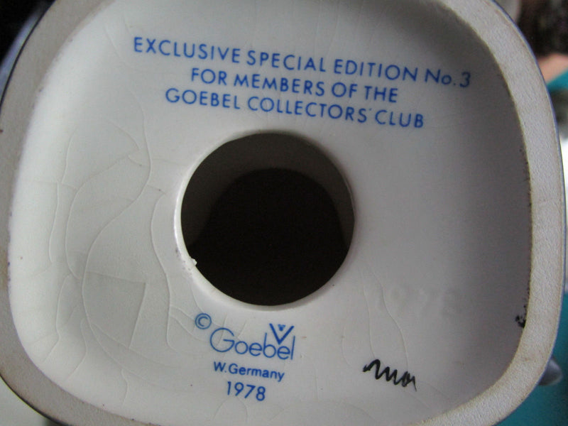 Goebel Hummel 1978 Figurine “SISTER HUMMEL” TMK 6 Club Special Edition # 3 ^^^
