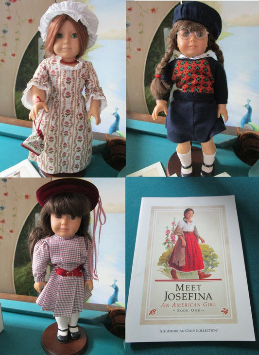 AMERICAN GIRL VINTAGE DOLLS FELICITY - MOLLY- SAMANTHA- JOSEFINA BOOK orig PICK1