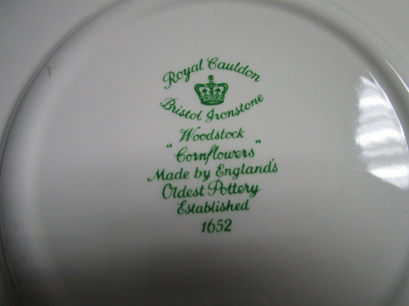 Royal Cauldon England 4 Dinner Plates Bristol Ironstone Woodstock Pick 1 Set