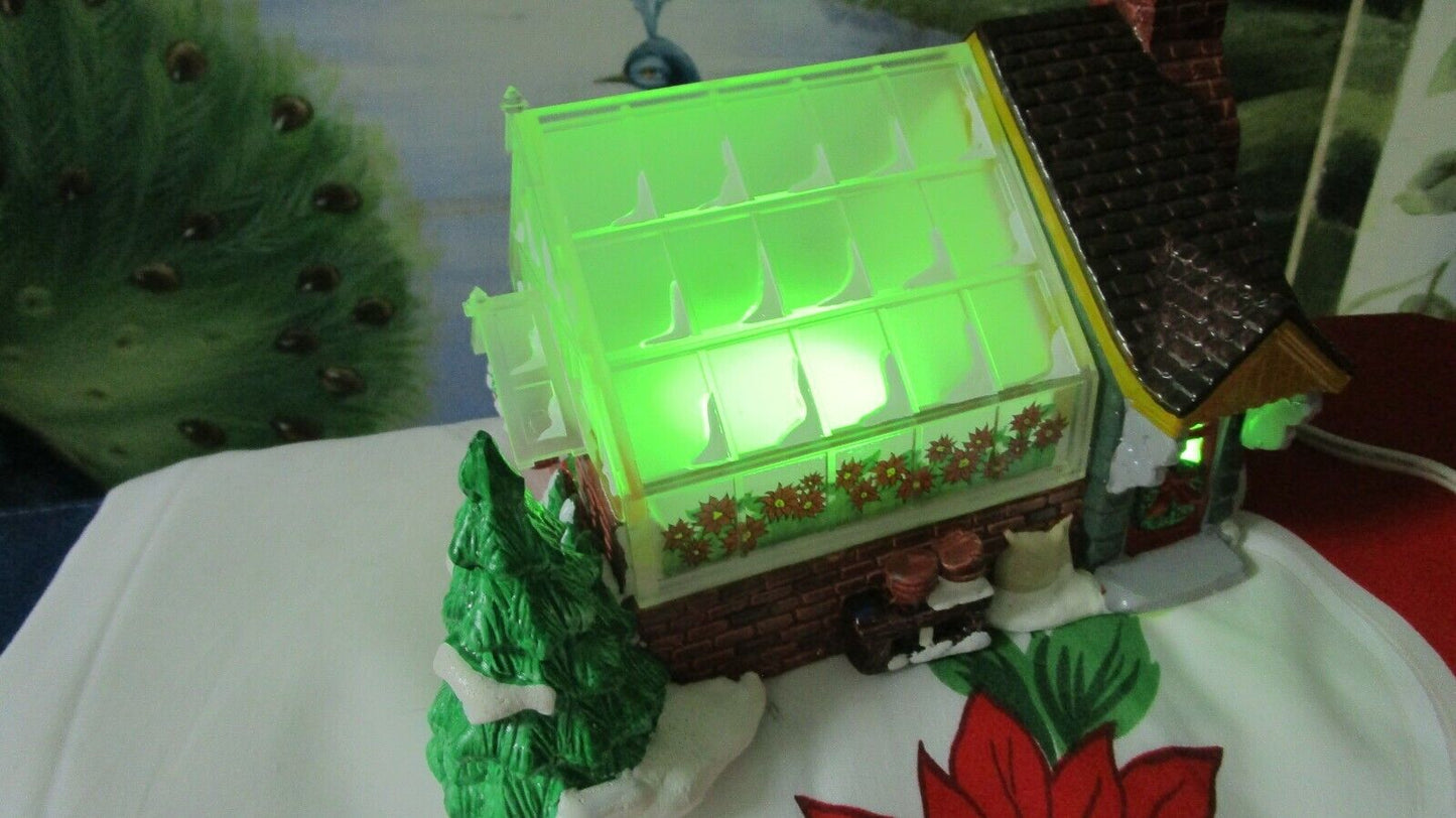 VILLAGE GREENHOUSE LIGHTED ORIGINAL DEPT 56  NEW SHOW-ROOM-MODEL