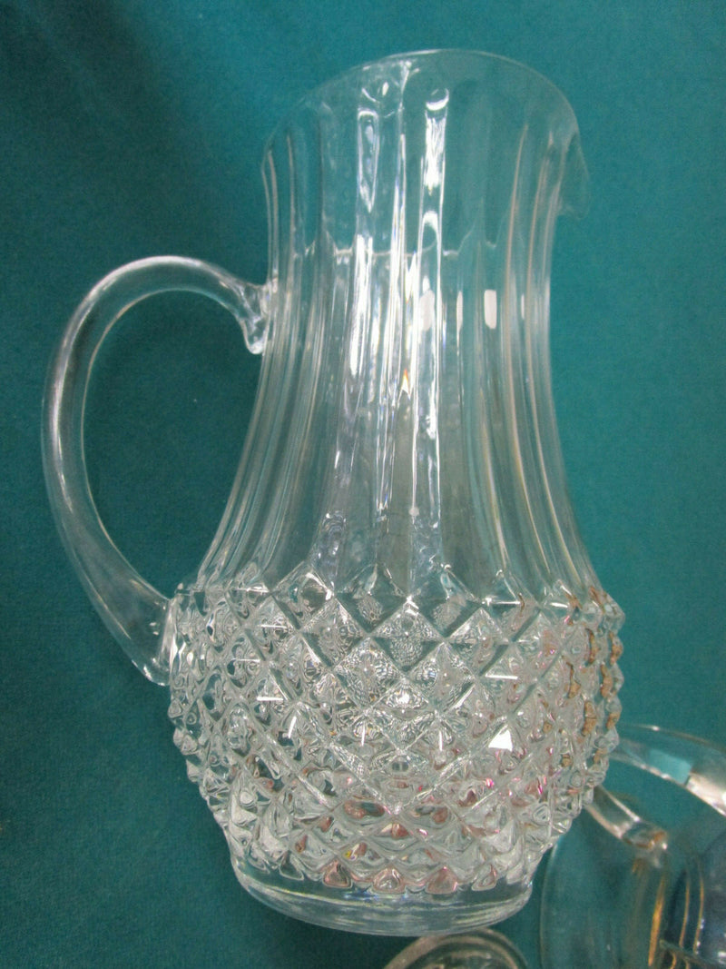 CRYSTAL PITCHERS, MARQUIS WATERFORD, BACCARAT, CRYSTAL D'ARQUES BLOCK -PICK 1