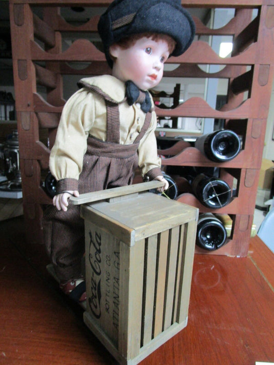 1990s Franklin Mint Coca-Cola Heirloom Collector Doll  Danny and Scooter