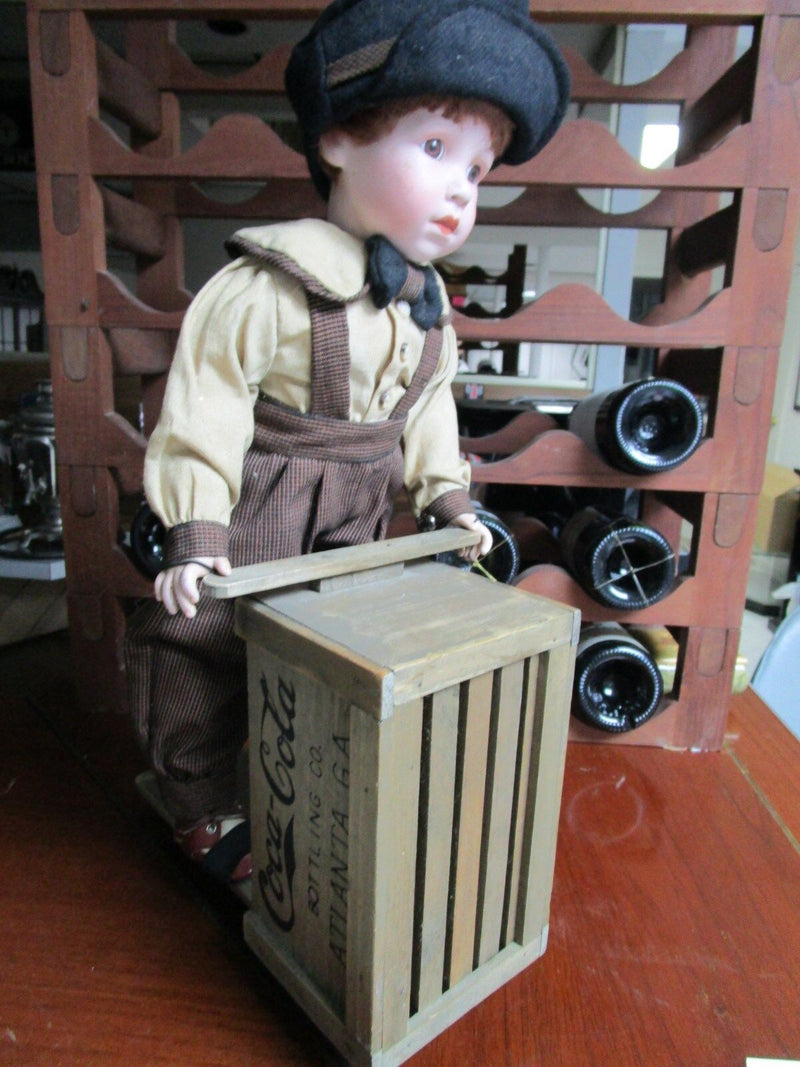 1990s Franklin Mint Coca-Cola Heirloom Collector Doll  Danny and Scooter