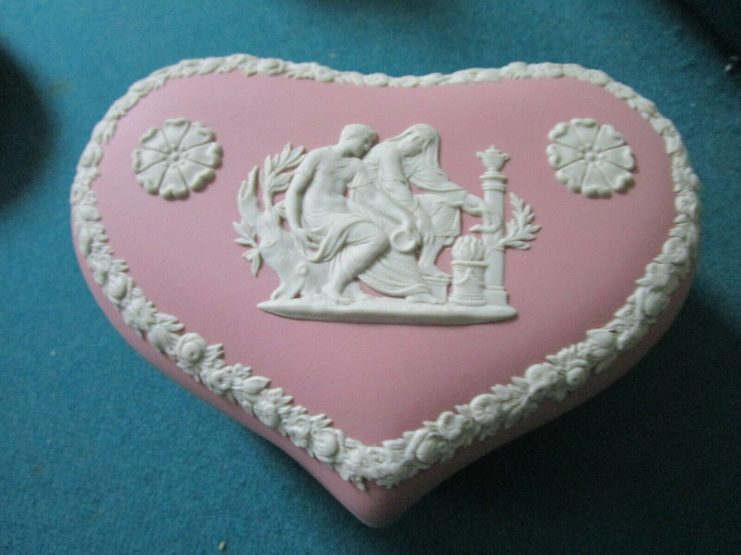 WEDGWOOD PINK JASPERWARE TRINKET BOX VANITY DISHES PICK ONE