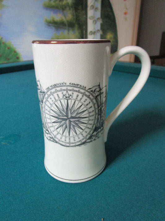 VINTAGE GRAY'S POTTERY ' THE MARINERS COMPASS ' STEIN 7"