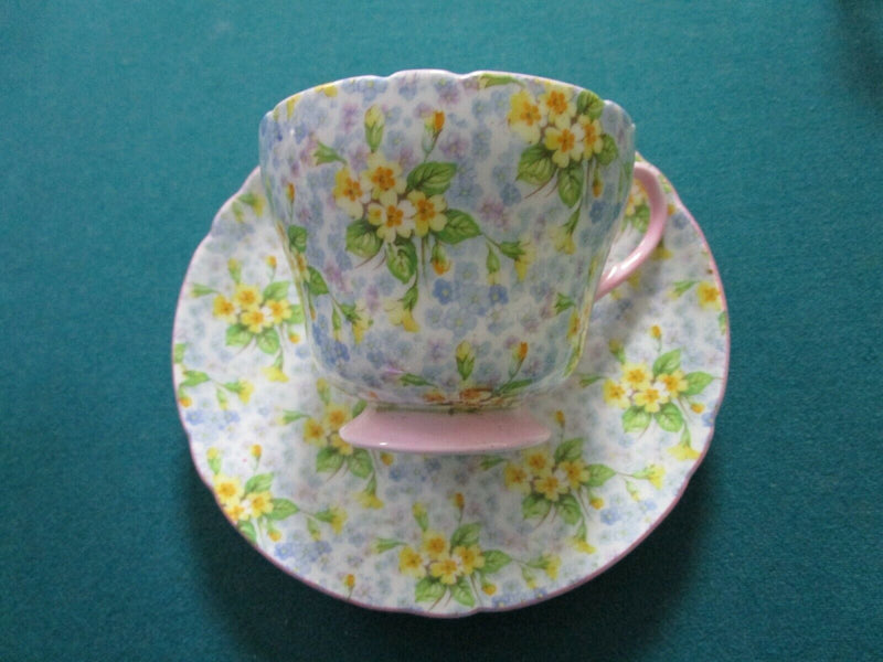 Shelley Trio Cup Saucer Regency 3 Pcs- Begonia 2 Pcs- Roses 2 Pcs -Chintz Pick1