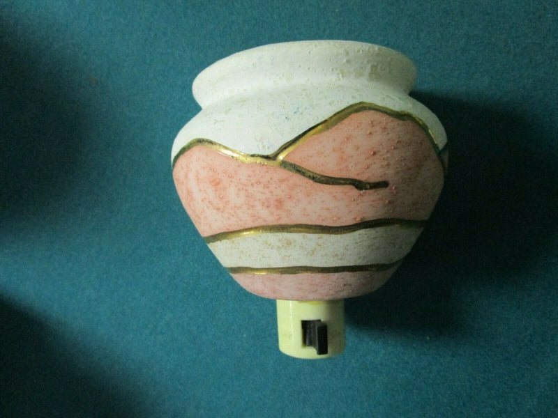 SOUTH WESTERN STYLE NIGHT LIGHT WALL VASE VESSEL SHAPE - 5 x 4" [77]