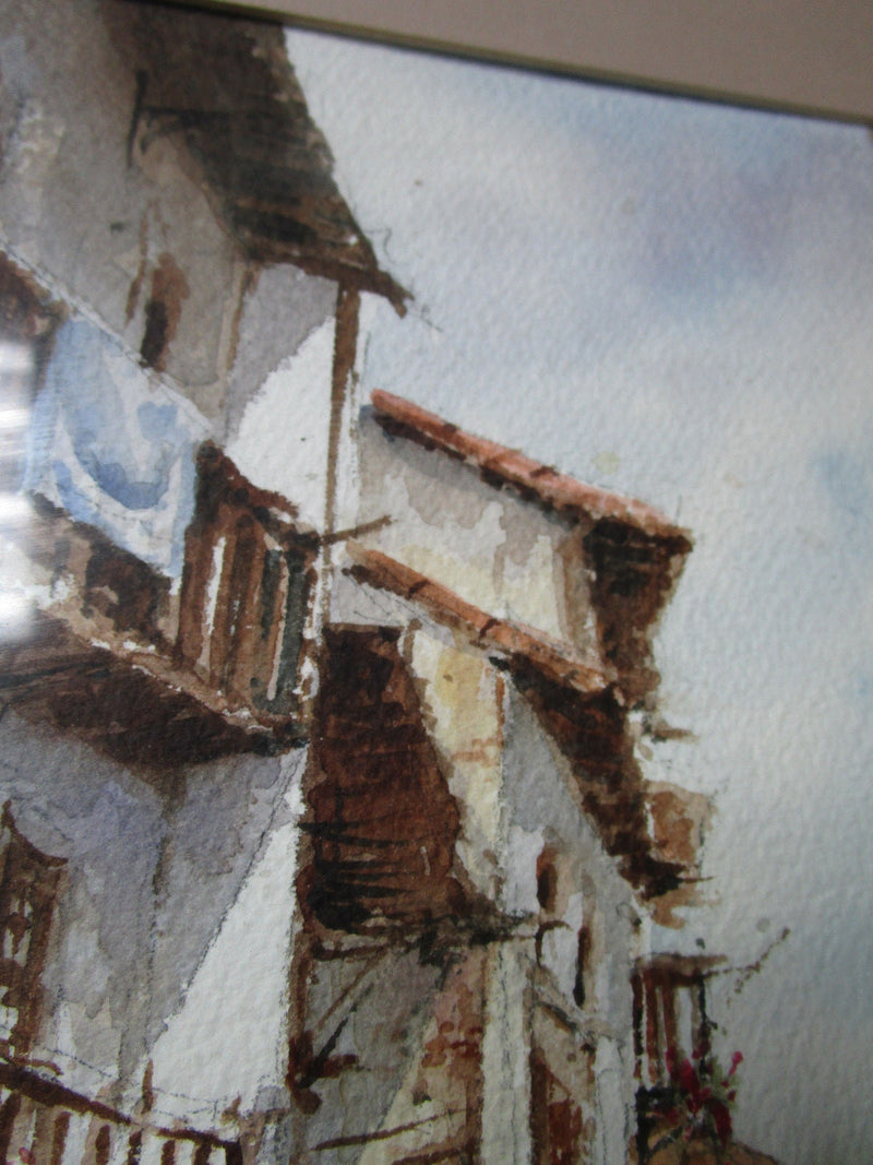 MAURICIO TURU WATERCOLOR ON COTTON PAPER PROFESIONALLY FRAMED