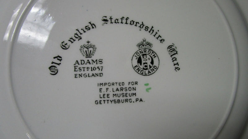 Old English Staffordshire Historical Plates Gral Lee Washington Jefferson Pick1