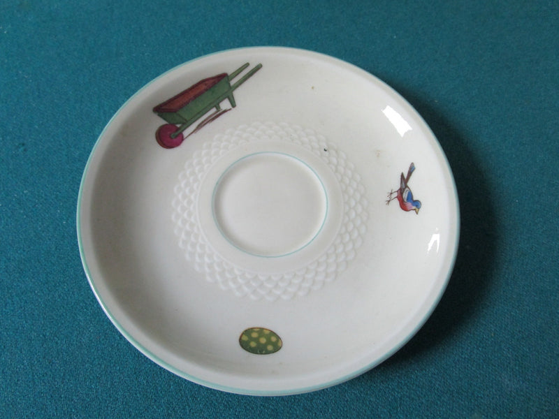 THOMAS BAVARIA CHILD CHINA SET 4 PCS SETTING CUP SAUCER PLATE [*81H]