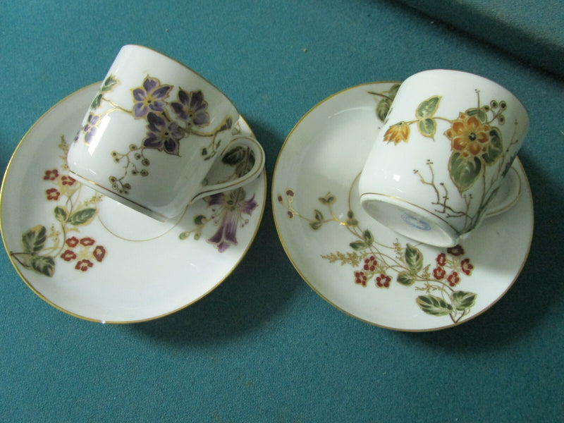 Haviland Limoges France Pair Of Coffee Cups [85]