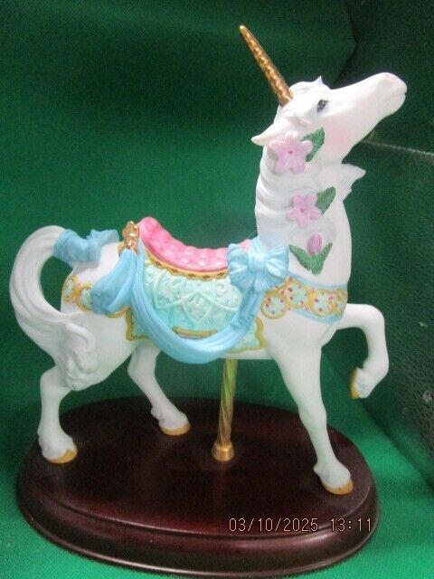 Lenox Carousel Horse Christmas Unicorn 7.25"