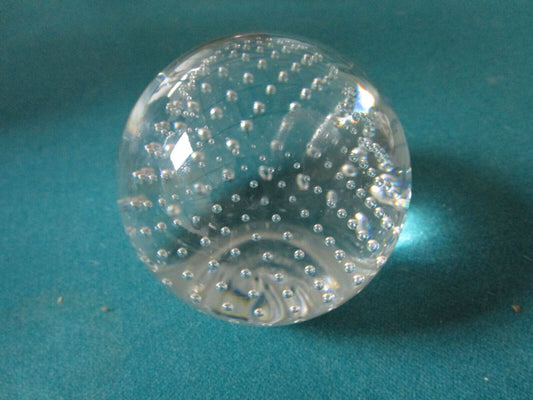Wheaton Village Controlled Bubbles Paperweight By Jp ^^^