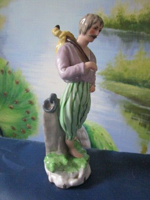 ANTIQUE 1920s ROYAL VIENNA AUGARTEN FIGURINE SELLER / HOBO PICK 1