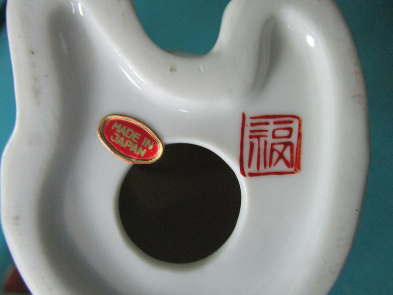 Kitty Chinese Creamer 1 Cup Teapot Koi Fish Spout 5" Lucky Kitty Fig Pick 1 40c