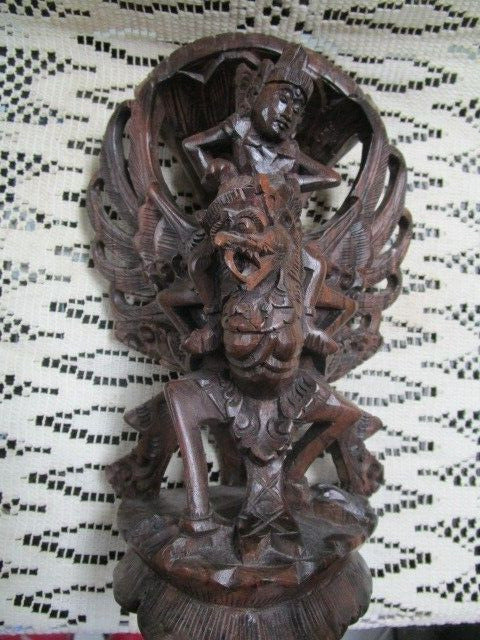 Vishnu Riding Garuda Statue from Bali