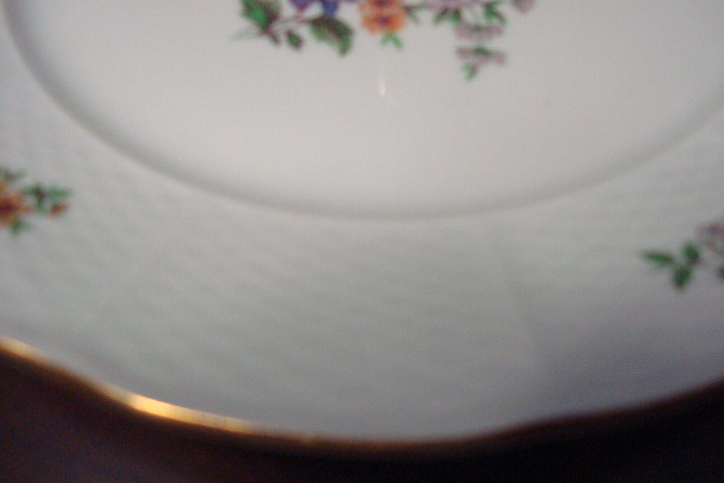 Vintage Baum Brothers THUN Bouquet Czechoslovakia CAKE PLATE, handmade[2ra]