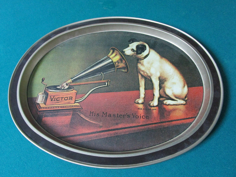 TIN TRAYS ADVERTISING PABST BLUE RIBBON , RCA VICTOR, TOLEWARE PICK ONE