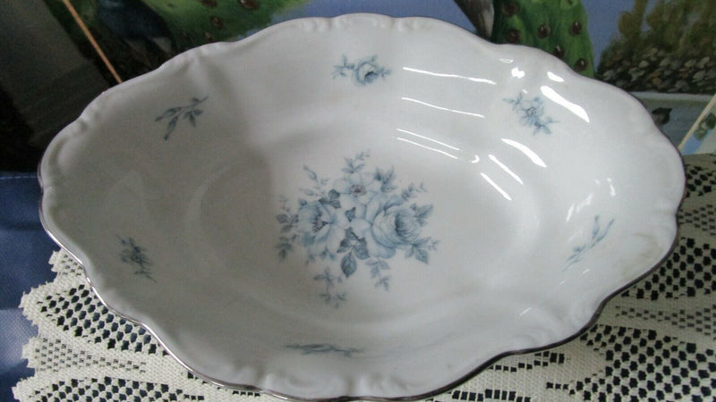J. HAVILAND BLUE BOUQUET PLATINUM TUREEN - CREAMER SUGAR -GRAVY BOAT- BOWL PICK1