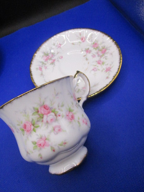 Royal Albert Concerto - Victoriana Rose  Porcelain Teacup & Saucer Pick 1 [80B]