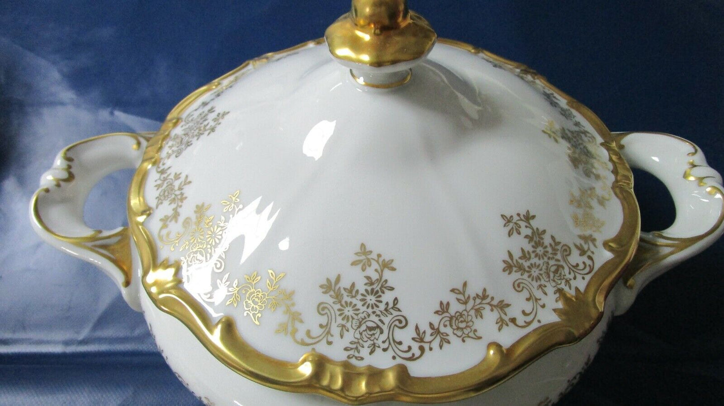 1920's GERMAN WEINER PORCELAIN CHINA TUREEN TRAY  GRAVY  BOAT BOWL PICK 1