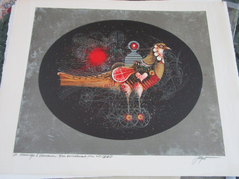 Pierre Jacquot (1929-2009)original pencil signed lithograph  ARTIST PROOF UNTITL