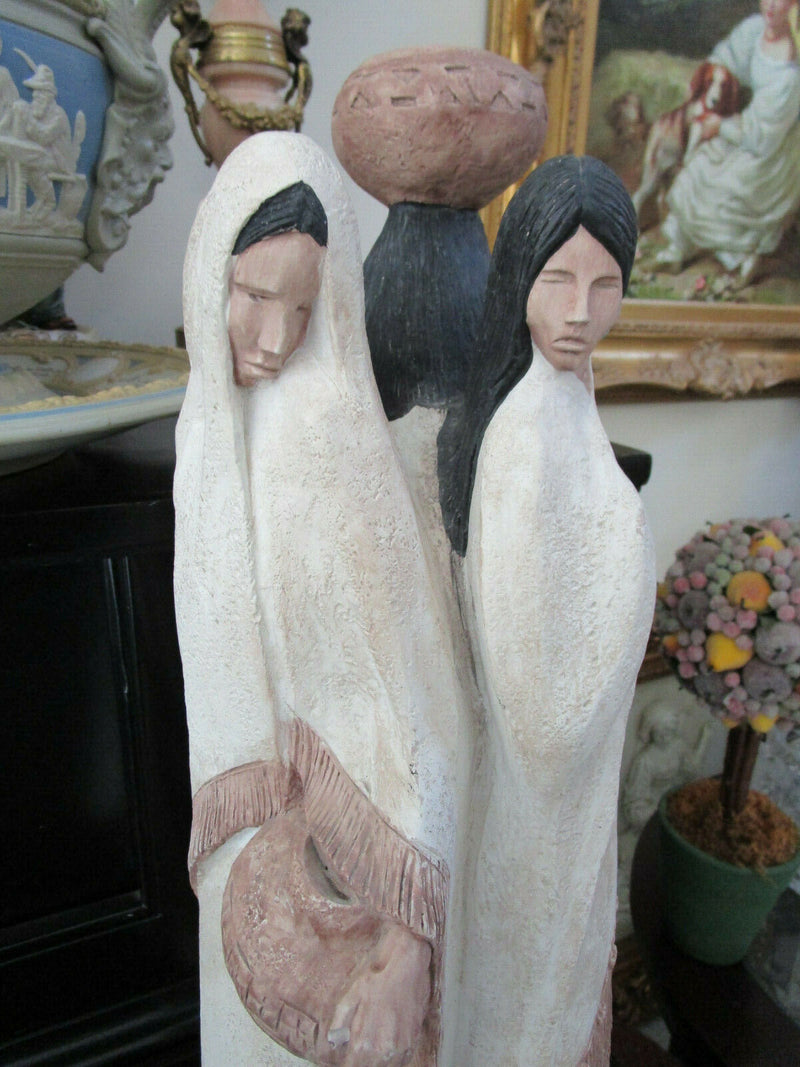 EARTH WIND & FIRE  SOUTHWESTERN INDIAN WOM 1988-Austin SCULPTURE FIGURINE