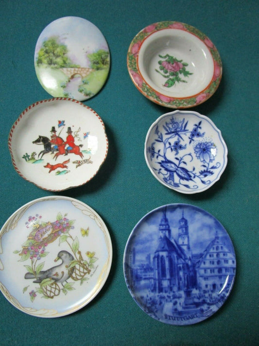 6 DISHES LOT KAISER - HUTSHENREUTHER - MEISSEN - ENGLISH - CHINESE [77]