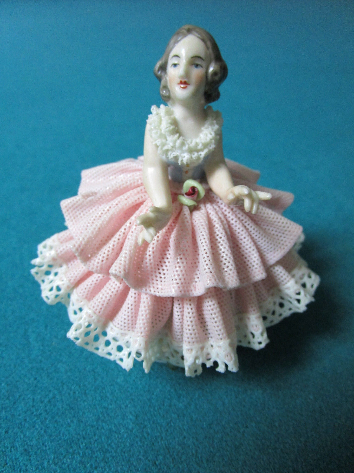 Wilhelm Rittirsch Dresden Lace Figurine Ballerina ORIGINAL