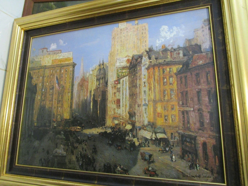 COLLIN CAMPBELL COOPER 5TH AVE NY BRUSHSTROKES FINE ENHANCED REPRODUCTION