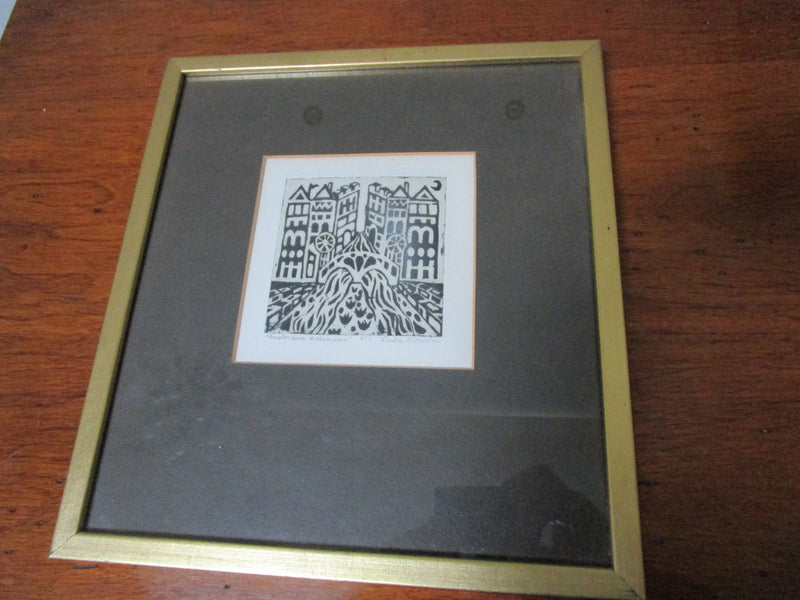 "AMSTERDHAM & ILUSIONS" LITHOGRAPH BY LINDA STANTON PENCIL SIGNED