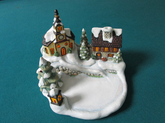 Goebel Music Box "Home For The Holidays ' Light And Music Nib Original