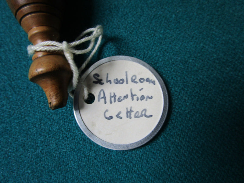 SCHOOL  ATTENTION GETTER 1940s WOOD HAND MADE ^^^